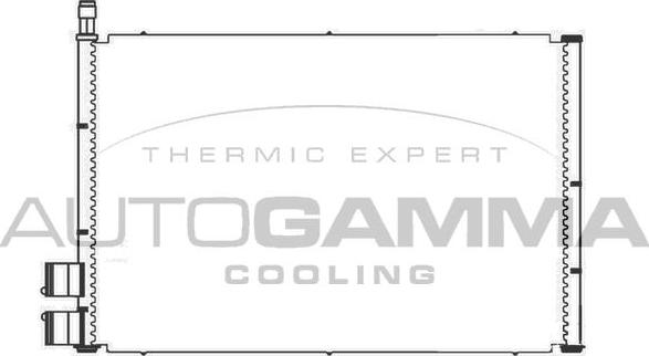 Autogamma 105555 - Конденсатор кондиционера autosila-amz.com