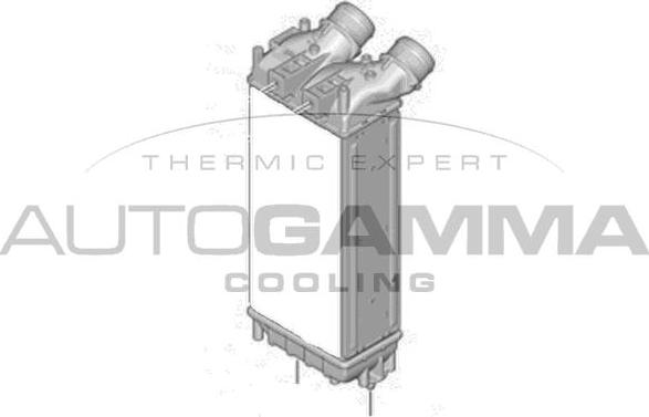 Autogamma 105528 - Интеркулер, теплообменник турбины autosila-amz.com