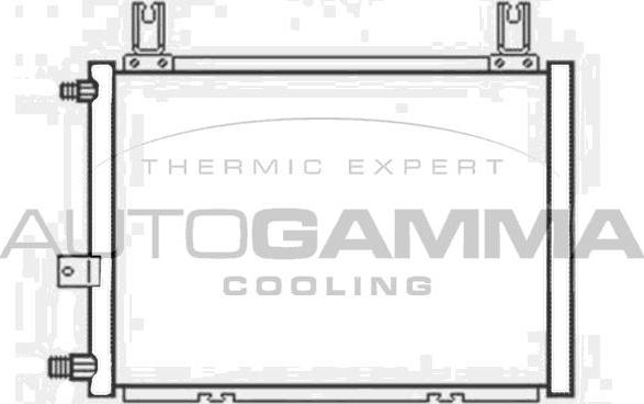 Autogamma 105194 - Конденсатор кондиционера autosila-amz.com