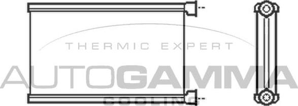 Autogamma 105390 - Теплообменник, отопление салона autosila-amz.com