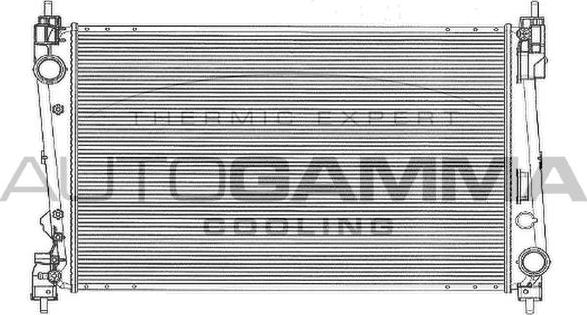 Autogamma 105375 - Радиатор, охлаждение двигателя autosila-amz.com