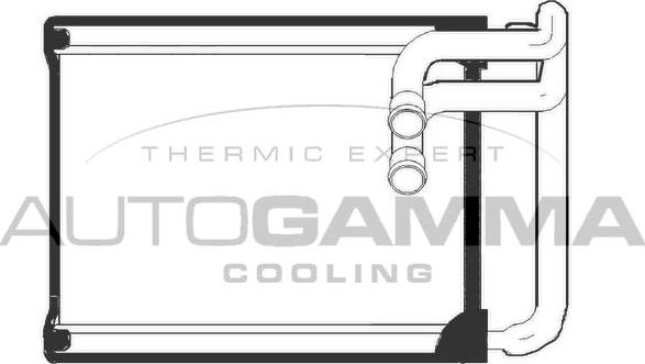 Autogamma 105276 - Теплообменник, отопление салона autosila-amz.com
