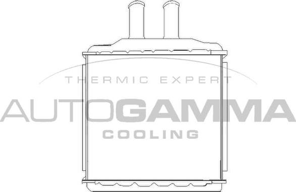 Autogamma 105270 - Теплообменник, отопление салона autosila-amz.com