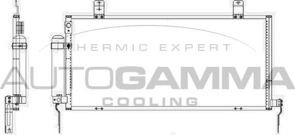 Autogamma 105776 - Конденсатор кондиционера autosila-amz.com