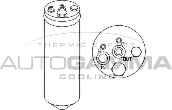 Autogamma 106045 - Осушитель, кондиционер autosila-amz.com
