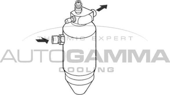 Autogamma 106139 - Осушитель, кондиционер autosila-amz.com