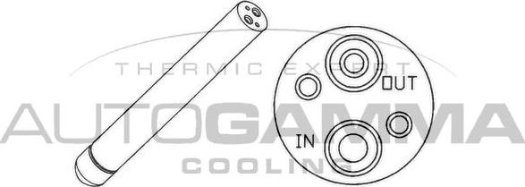 Autogamma 106297 - Осушитель, кондиционер autosila-amz.com