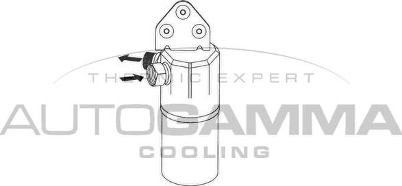 Autogamma 106208 - Осушитель, кондиционер autosila-amz.com