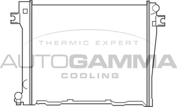 Autogamma 100098 - Радиатор, охлаждение двигателя autosila-amz.com