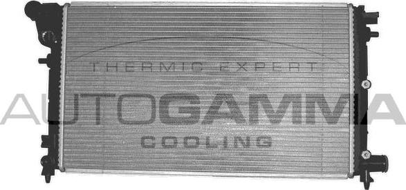 Autogamma 100198 - Радиатор, охлаждение двигателя autosila-amz.com