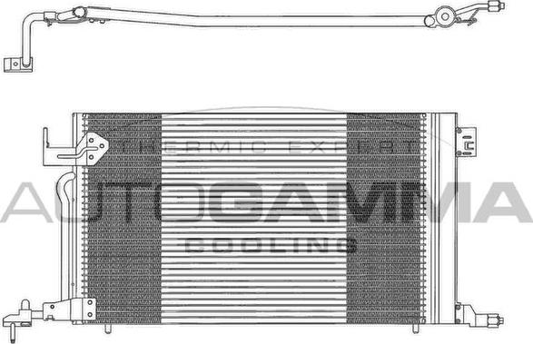 Autogamma 101596 - Конденсатор кондиционера autosila-amz.com