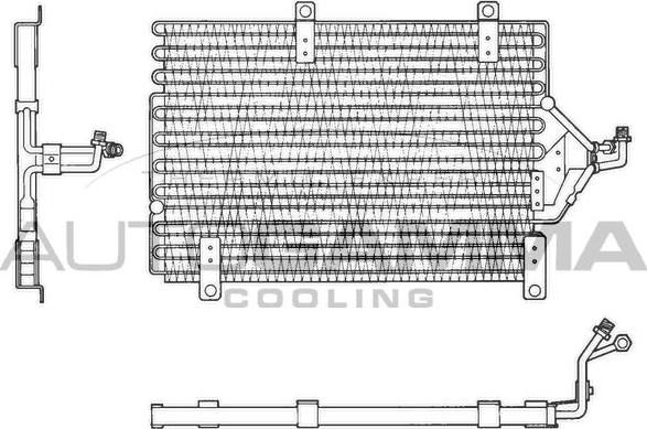 Autogamma 101561 - Конденсатор кондиционера autosila-amz.com