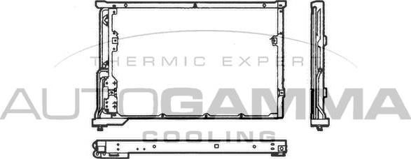 Autogamma 101567 - Конденсатор кондиционера autosila-amz.com