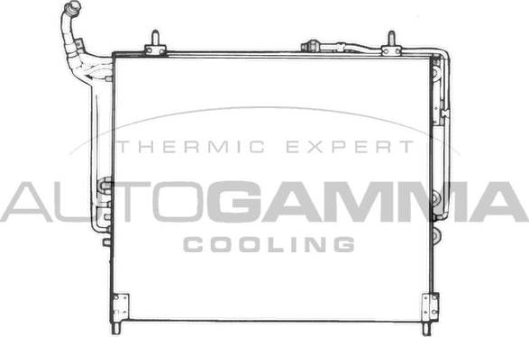 Autogamma 101579 - Конденсатор кондиционера autosila-amz.com