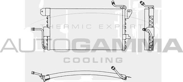 Autogamma 101604 - Конденсатор кондиционера autosila-amz.com