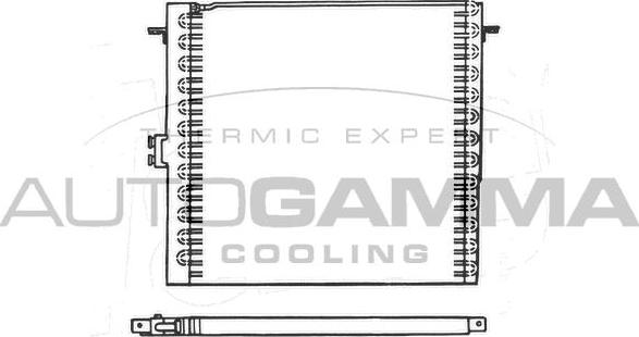 Autogamma 101845 - Конденсатор кондиционера autosila-amz.com