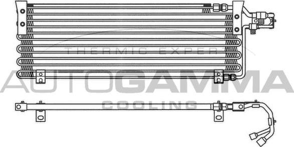 Autogamma 101756 - Конденсатор кондиционера autosila-amz.com