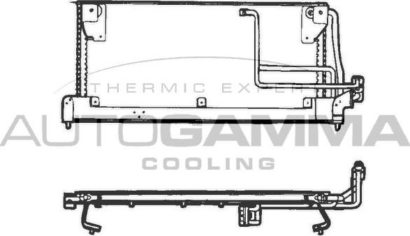 Autogamma 101709 - Конденсатор кондиционера autosila-amz.com