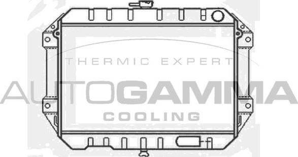 Autogamma 103914 - Радиатор, охлаждение двигателя autosila-amz.com