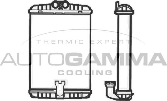 Autogamma 103469 - Теплообменник, отопление салона autosila-amz.com