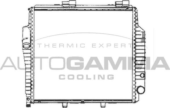 Autogamma 103470 - Радиатор, охлаждение двигателя autosila-amz.com