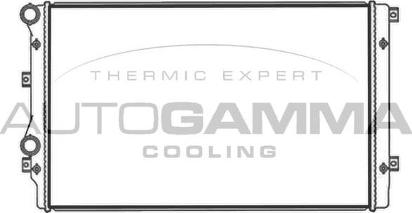 Autogamma 103565 - Радиатор, охлаждение двигателя autosila-amz.com