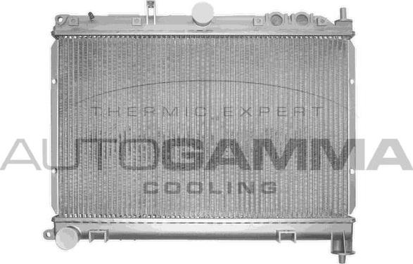 Autogamma 103604 - Радиатор, охлаждение двигателя autosila-amz.com