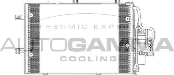Autogamma 103624 - Конденсатор кондиционера autosila-amz.com