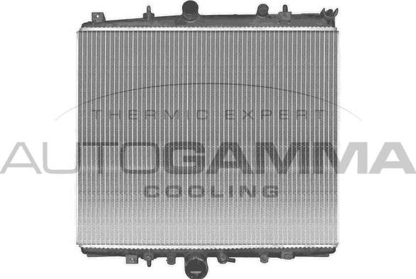 Autogamma 103167 - Радиатор, охлаждение двигателя autosila-amz.com