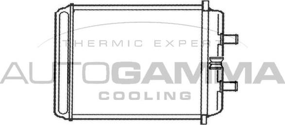 Autogamma 103130 - Теплообменник, отопление салона autosila-amz.com