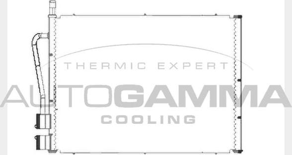 Autogamma 103132 - Конденсатор кондиционера autosila-amz.com