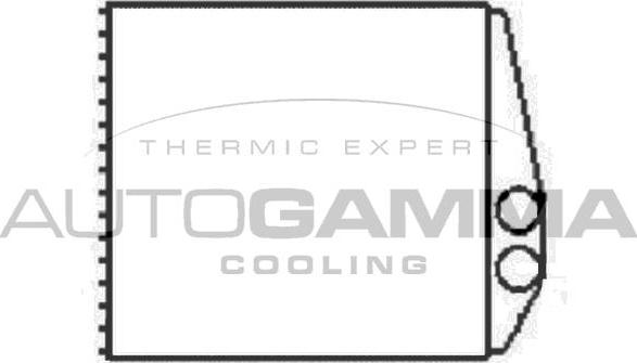 Autogamma 103240 - Теплообменник, отопление салона autosila-amz.com