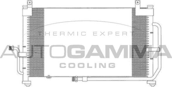 Autogamma 103278 - Конденсатор кондиционера autosila-amz.com
