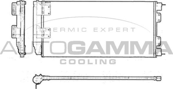 Autogamma 103763 - Конденсатор кондиционера autosila-amz.com