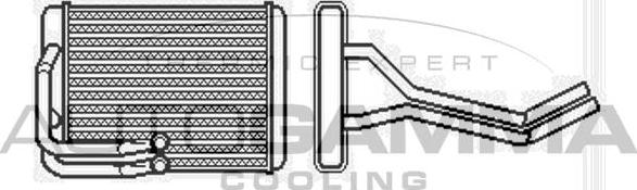 Autogamma 103706 - Теплообменник, отопление салона autosila-amz.com