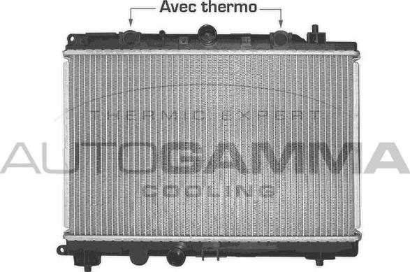 Autogamma 102946 - Радиатор, охлаждение двигателя autosila-amz.com