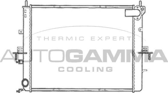 Autogamma 102937 - Радиатор, охлаждение двигателя autosila-amz.com