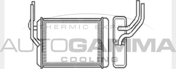 Autogamma 102465 - Теплообменник, отопление салона autosila-amz.com