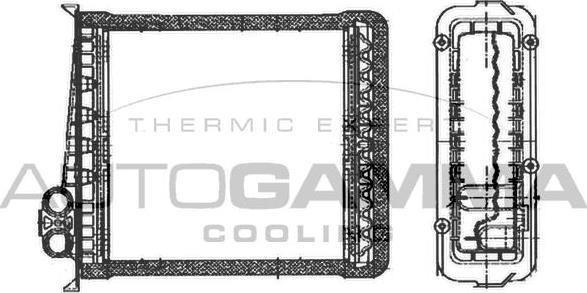 Autogamma 102485 - Теплообменник, отопление салона autosila-amz.com