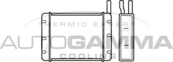 Autogamma 102470 - Теплообменник, отопление салона autosila-amz.com