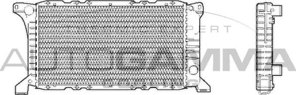 Autogamma 102531 - Радиатор, охлаждение двигателя autosila-amz.com