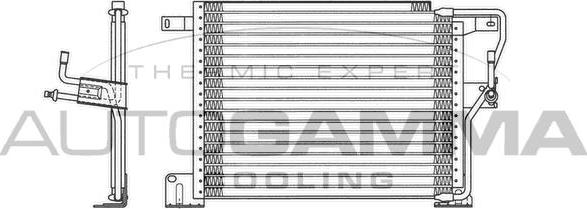 Autogamma 102621 - Конденсатор кондиционера autosila-amz.com