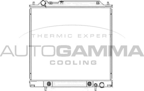 Autogamma 102179 - Радиатор, охлаждение двигателя autosila-amz.com