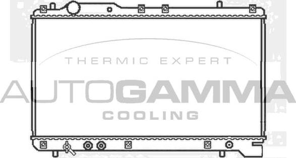 Autogamma 102328 - Радиатор, охлаждение двигателя autosila-amz.com