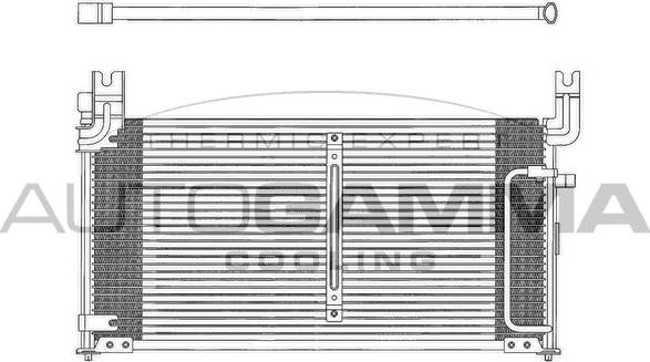 Autogamma 102791 - Конденсатор кондиционера autosila-amz.com