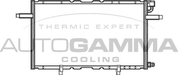 Autogamma 102740 - Конденсатор кондиционера autosila-amz.com