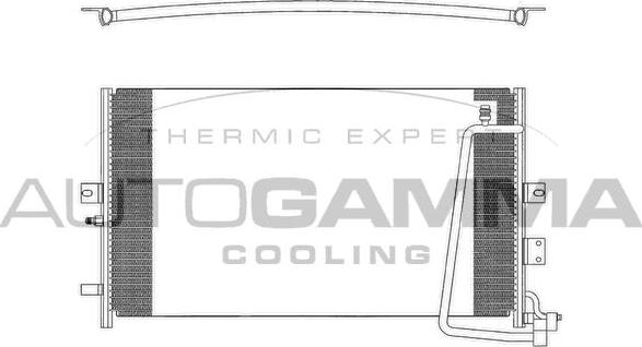 Autogamma 102775 - Конденсатор кондиционера autosila-amz.com
