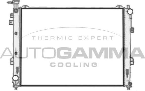 Autogamma 107956 - Радиатор, охлаждение двигателя autosila-amz.com