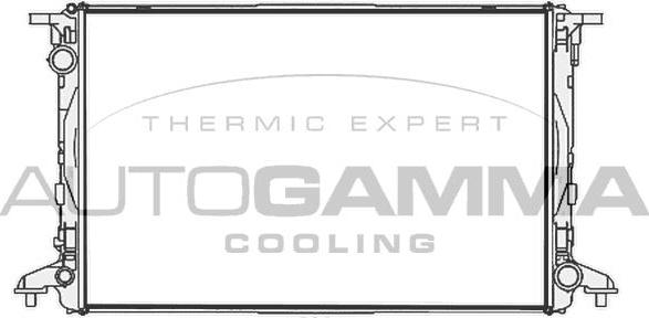 Autogamma 107911 - Радиатор, охлаждение двигателя autosila-amz.com