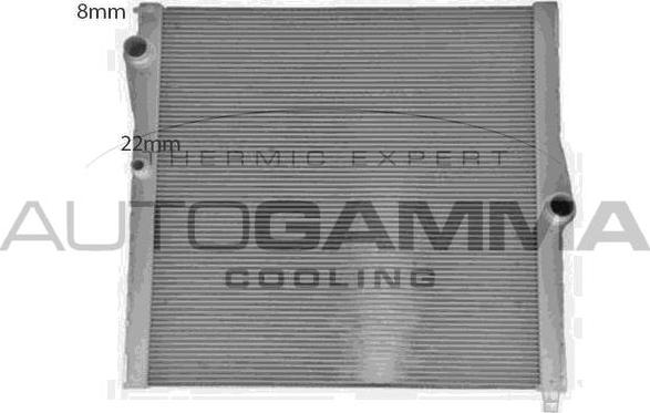 Autogamma 107936 - Радиатор, охлаждение двигателя autosila-amz.com